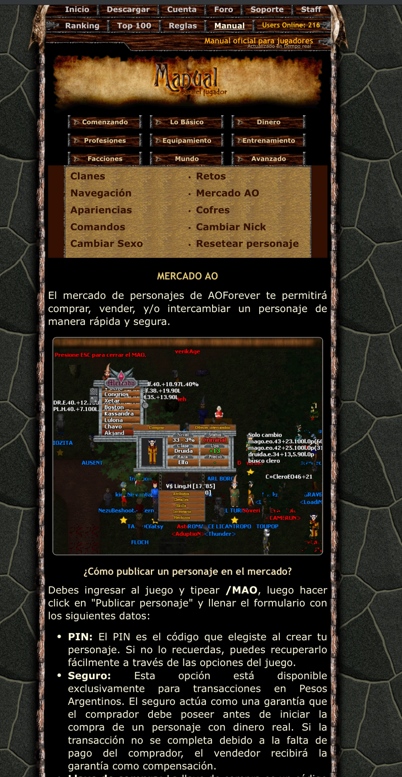 AOForever manual actualizado - Ver imagen